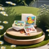 DIY Colorful bean puzzle house jigsaw puzzle toy jigsaw puzzle board Trendy toy 180 pieces including bean puzzle boards Application Scenario